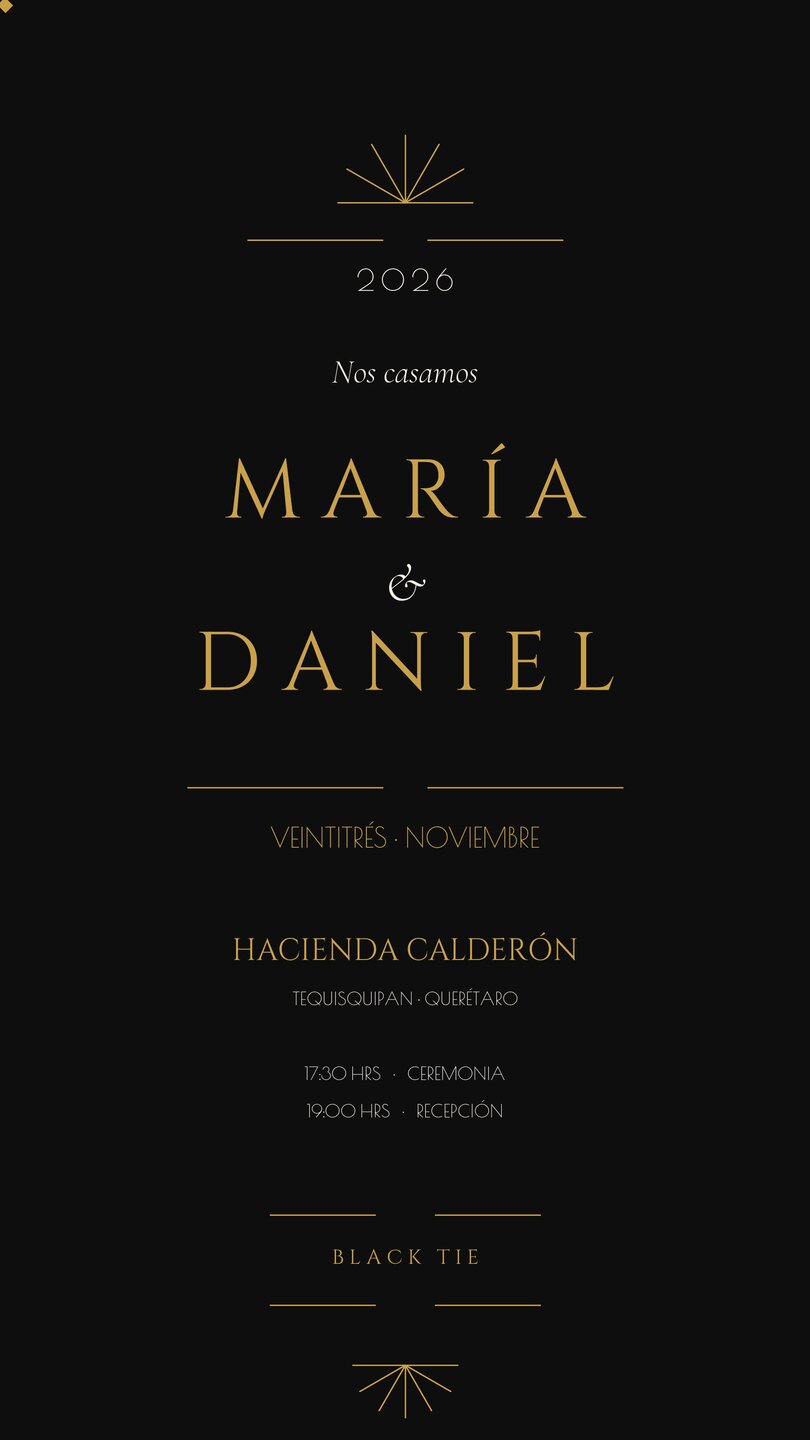 Boda Art Decó · María & Daniel